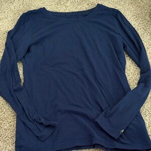 Healing hands Navy Blue Long Sleeve Shirt